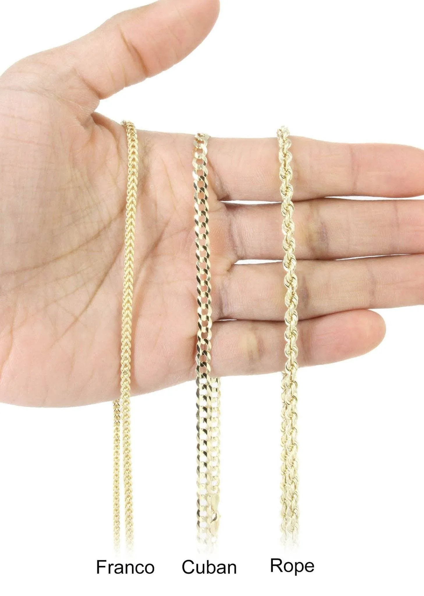 10K Yellow Gold Money Sign Diamond Necklace  | 0.59 Carats