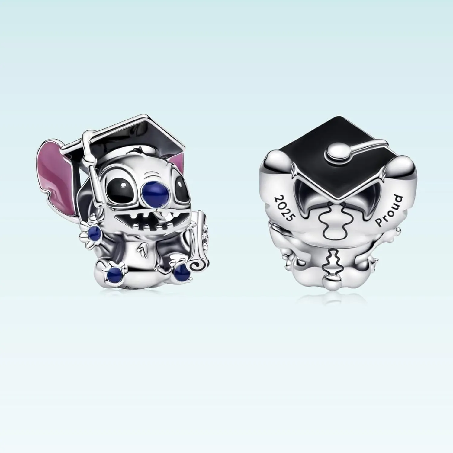 2025 Graduation Charms Bead for Bracelets and Necklaces S925 Sterling Silver Charm For Women Jewelry Present