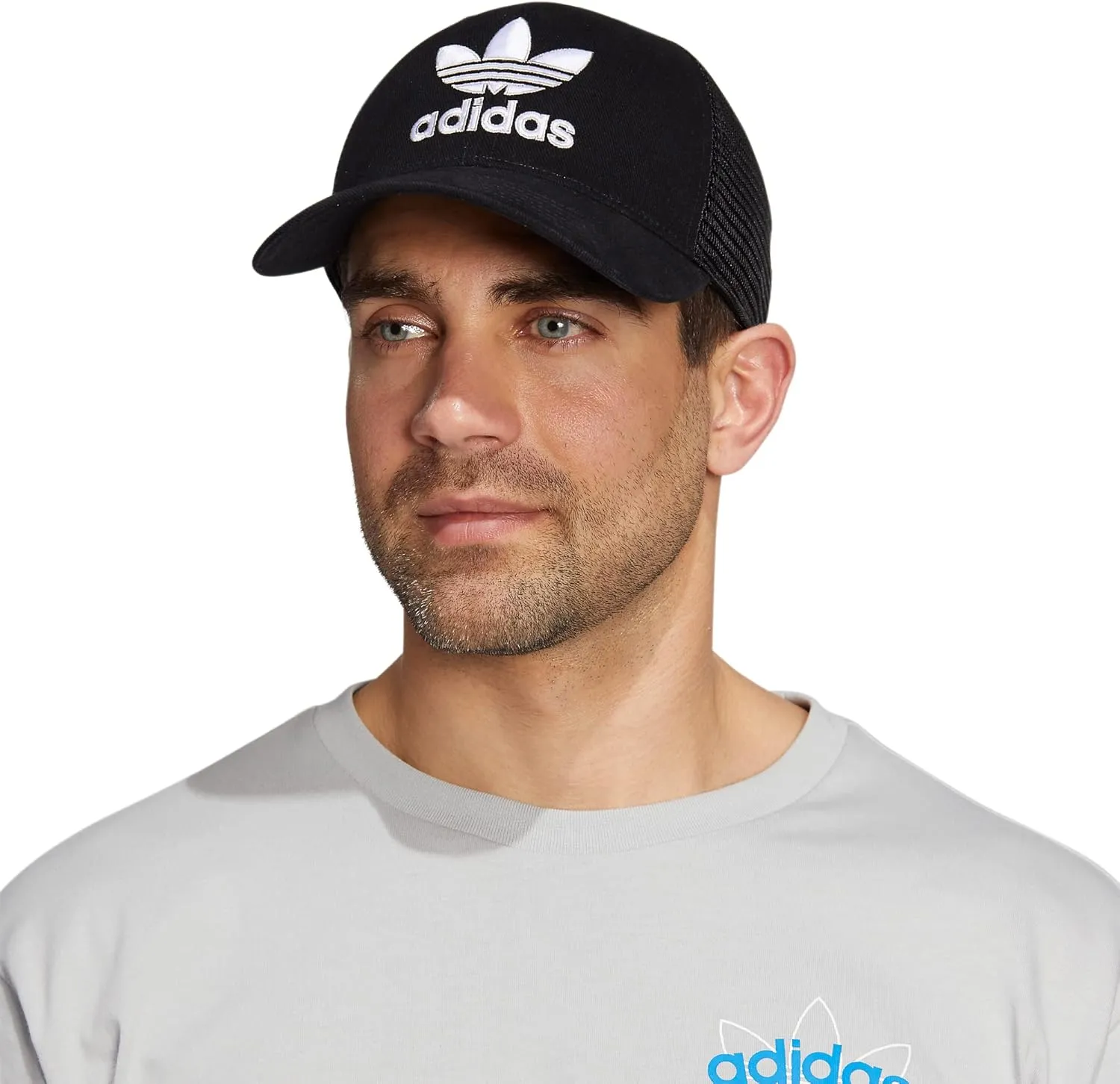 adidas Originals Men's Icon Trucker Structured Precurve Snapback Cap