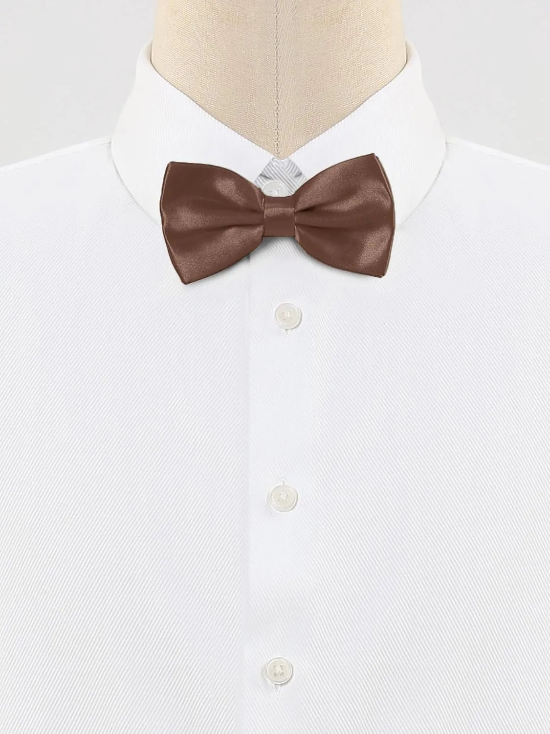 Allegra K Pre-tied Solid Adjustable Bowtie Classic Tuxedo Wedding Bow Ties for Men