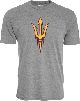 Blue 84 Men's NCAA Officially Licensed Tri-Blend T-Shirt Vintage Icon Team Color