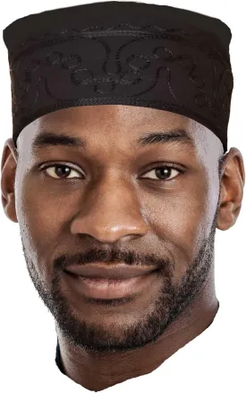 Dupsie's Adebo African Kufi Hat with Embroidery