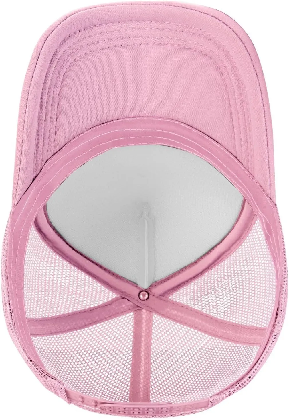 Funny Trucker Hat Can't Nobody Love You Like Jesus for Women and Men Baseball Cap Breathable Mesh Pink