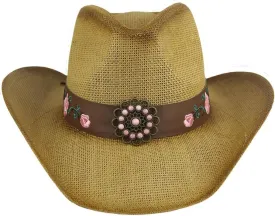 Men's & Women's Western Style Cowboy/Cowgirl Straw Hat