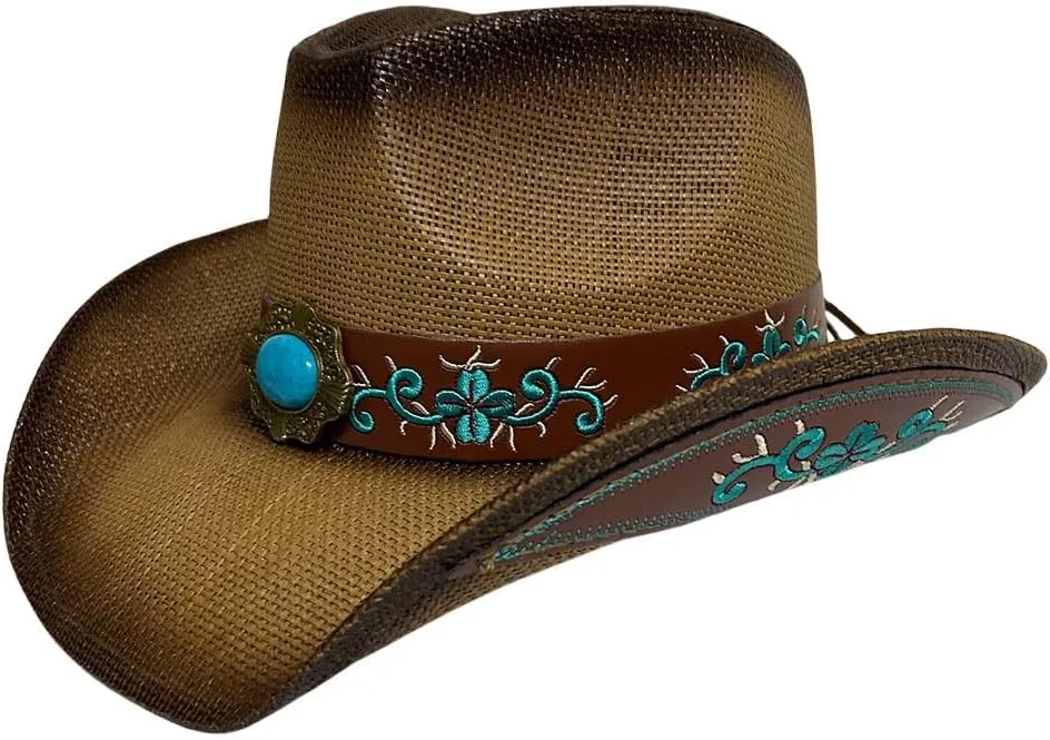 Men's & Women's Western Style Cowboy/Cowgirl Straw Hat