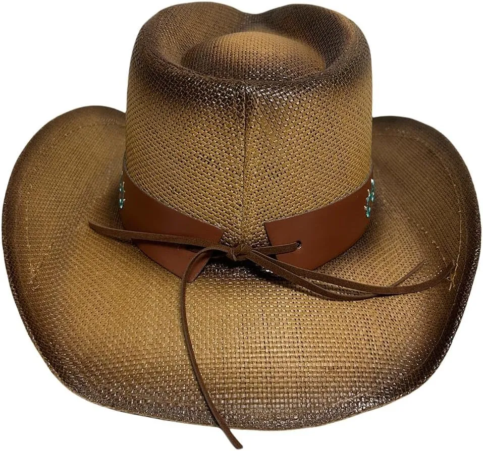Men's & Women's Western Style Cowboy/Cowgirl Straw Hat