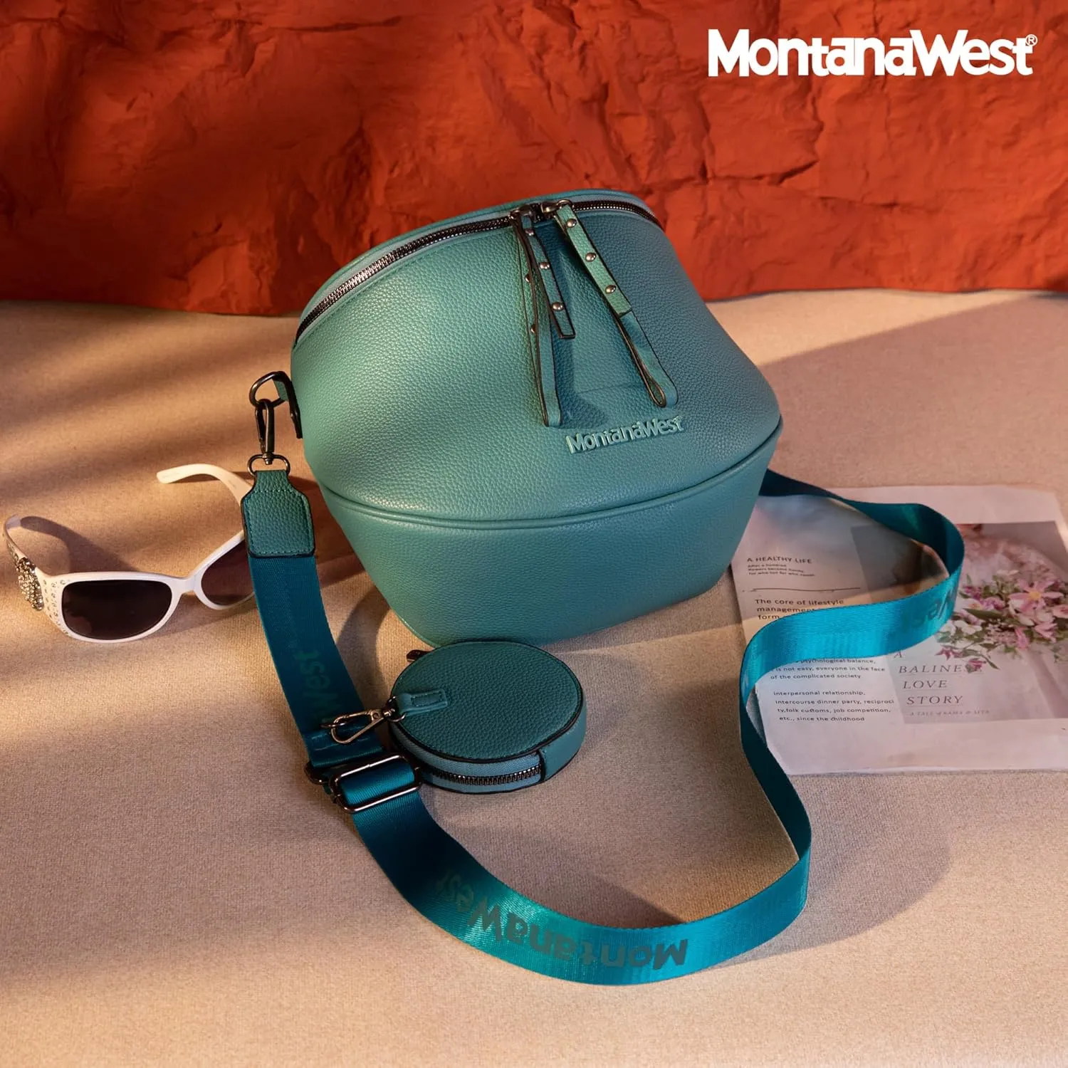 Montana West Large Crossbody Bags for Women Bum Bag Sling Purse with Adjustable Strap