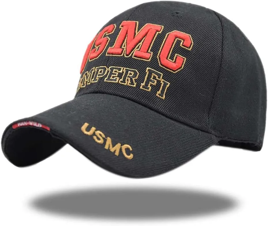 Premium Quality Veteran Cap Hat with Embroidered Patch Vet Gift Military Baseball Cap Adjustable Size