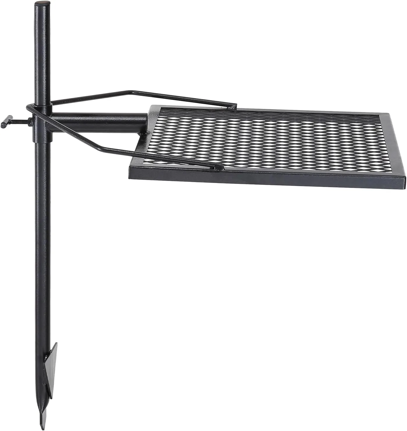 VEVOR Swivel Campfire Grill, Fire Pit Grill Grate over Fire Pits, Heavy Duty Steel Grill Grates, 360 Adjustable Open Fire Outdoor Cooking Equipment, Portable Camp Fire Racks for Camping Outdoor BBQ