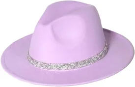 Women Fedora Hats with Diamond Band Fashion Wedding Party Jazz Cap Unisex Church Hat Bucket Hats 26 58-61cm