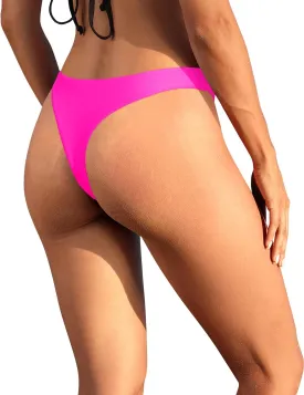 Yonique Women Thong Bikini Bottom Bathing Suit Bottom